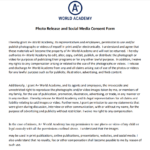 Consent Photography Form For Social Media