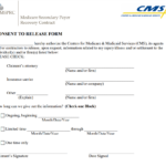 Medicare Consent To Release Form
