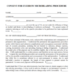 Microblading Consent Form