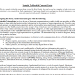 Telehealth Consent Form