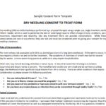 Dry Needling Consent Form