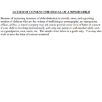 Free Travel Consent Form For Minor
