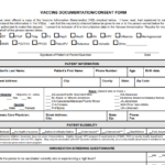 Immunization Consent Form