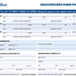 Jetblue Minor Travel Consent Form