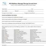 Massage Consent Form