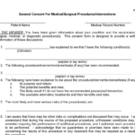 Procedure Consent Form