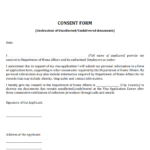 Vfs Consent Form