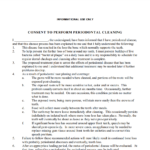 Deep Cleaning Consent Form