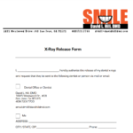 X Ray Release Consent Form