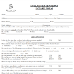 Bella Lash Consent Form