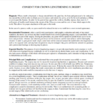 Crown Lengthening Consent Form