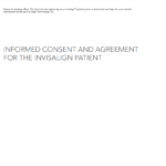 Invisalign Consent Form 2022