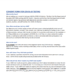 NYC Doe Consent Form For Covid-19 Testing For Staff