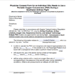 Southwest Airlines Oxygen Consent Form