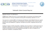 Telehealth Consent Form California