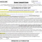Medcure Donor Consent Form